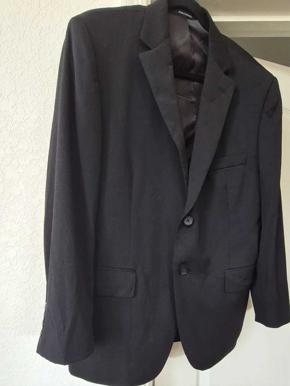 Pronto Uomo Platinum 100% Wool Three Button Blazer Sz 44 Short